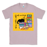 Lilac life is better with cats and books Classic Tee - TumblerDesignByShophia