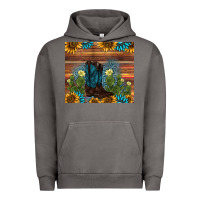 Pigment Tornado boot cactus sunflower gemstone Urban Hoodie - AdoDesignShop