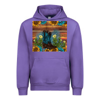 Tulip boot cactus sunflower gemstone Urban Hoodie - AdoDesignShop