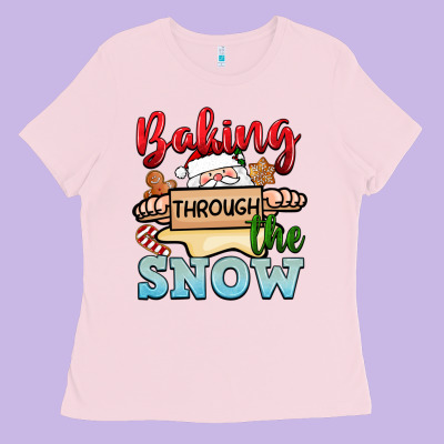 Baking Through The Snow Ladies Tee Designed By Nancycooperartshop
