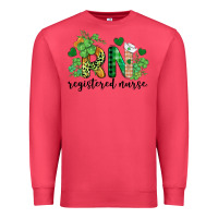 Cardinal st. patricks day registered nurse rn Premium Sweatshirt - BarkalooDesign