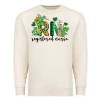 St. Patricks Day Registered Nurse Rn Premium Sweatshirt | Teevron