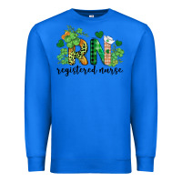 True Royal st. patricks day registered nurse rn Premium Sweatshirt - BarkalooDesign