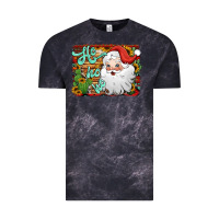 Cloud Black ho ho ho santa claus Vintage Tee - Jasminsmagicworld