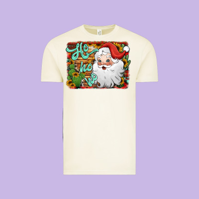 Ho Ho Ho Santa Claus Vintage Tee Designed By Jasminsmagicworld