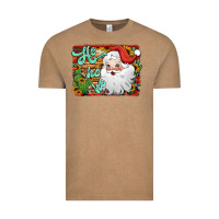 Vintage Coffee ho ho ho santa claus Vintage Tee - Jasminsmagicworld