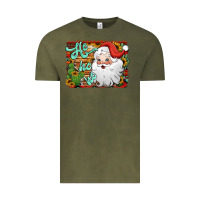 Vintage Olive ho ho ho santa claus Vintage Tee - Jasminsmagicworld