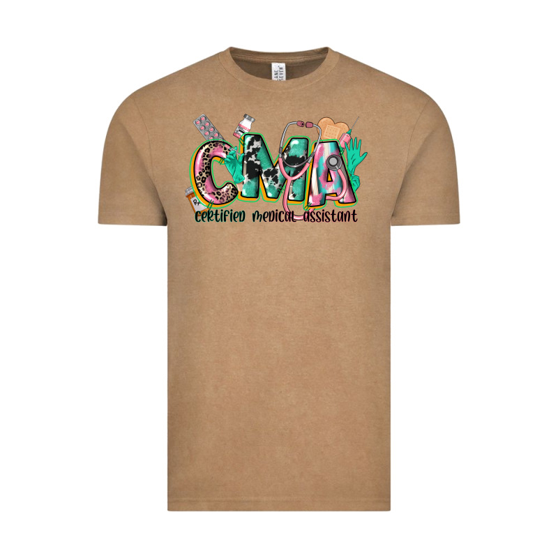 Certified Medical Assistant Vintage Tee by CowGirlArtShop | Teevron
