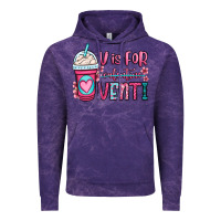 Cloud Purple v is for valentine venti coffee cup Vintage Hoodie - OliviaCreatesArt