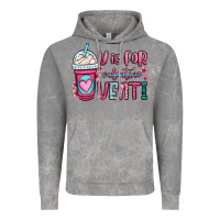 Cloud Rock v is for valentine venti coffee cup Vintage Hoodie - OliviaCreatesArt