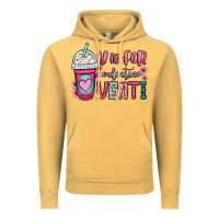 V Is For Valentine Venti Coffee Cup Vintage Hoodie | Teevron