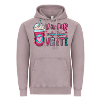 Vintage Zinc v is for valentine venti coffee cup Vintage Hoodie - OliviaCreatesArt