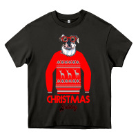 Asphalt Christmas Buldog Heavy Core Tee - Bettercallsaul