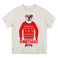 Christmas Buldog Heavy Core Tee | Teevron