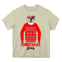 Mossy Christmas Buldog Heavy Core Tee - Bettercallsaul