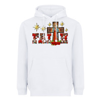 White faith our lady of guadalupe cross Heavyweight Hoodie - BarkalooDesign