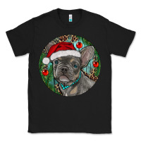 Black Frenchie Christmas Classic Tee - RanaPortraitStore