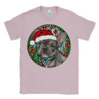 Lilac Frenchie Christmas Classic Tee - RanaPortraitStore