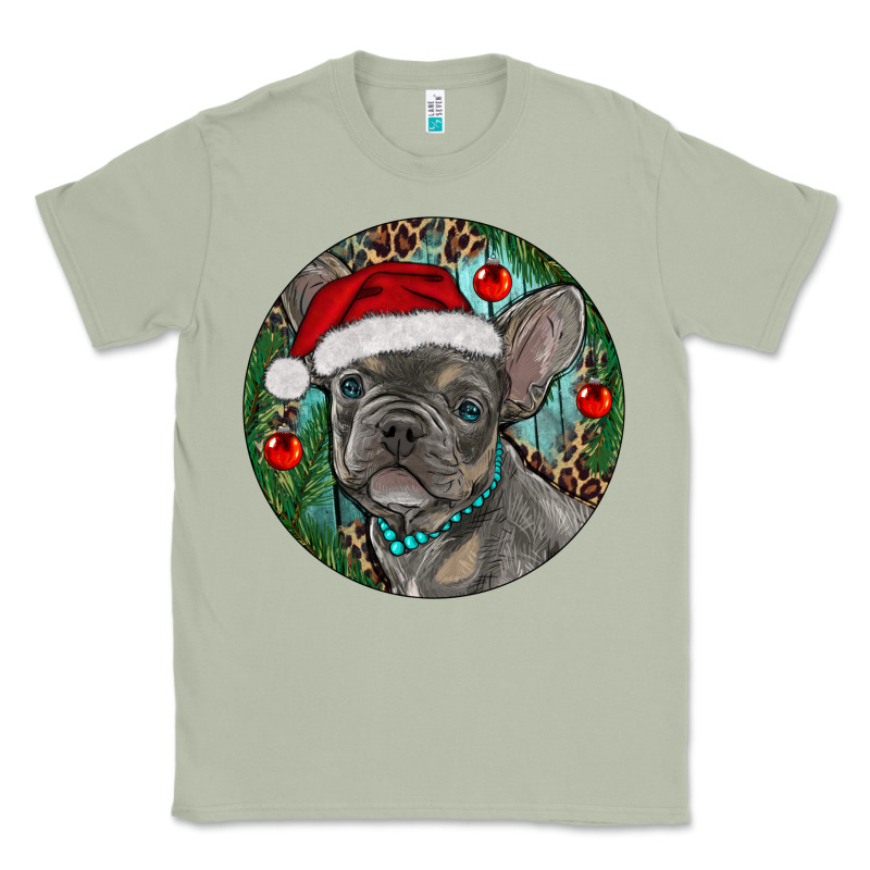 Frenchie Christmas Classic Tee by RanaPortraitStore | Teevron