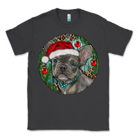 Smoke Frenchie Christmas Classic Tee - RanaPortraitStore