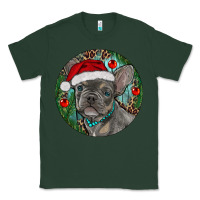 Sports Green Frenchie Christmas Classic Tee - RanaPortraitStore
