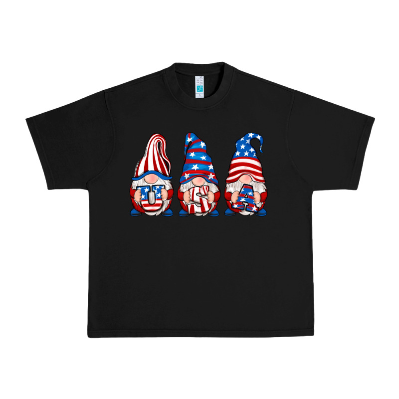 Usa Fourth Of July Gnomes Urban Heavy Tee by RanaPortraitStore | Teevron