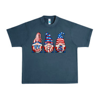 Midnight Navy usa fourth of july gnomes Urban Heavy Tee - RanaPortraitStore