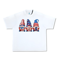 White usa fourth of july gnomes Urban Heavy Tee - RanaPortraitStore