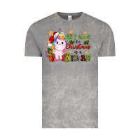 Cloud Rock all i want for christmas is a unicorn Vintage Tee - CowGirlArtShop