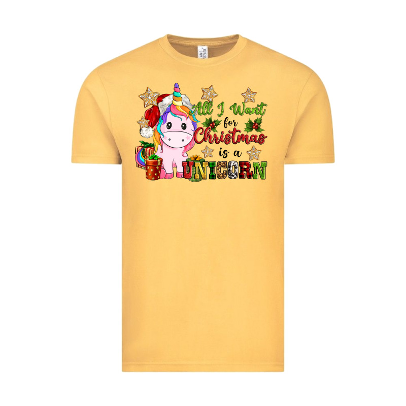 All I Want For Christmas Is A Unicorn Vintage Tee by CowGirlArtShop | Teevron
