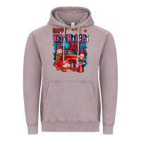 Vintage Zinc happy valentines day with gnomes and truck olivia Vintage Hoodie - OliviaCreatesArt