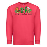 Cardinal st. patricks day registered nurse lpn heart Premium Sweatshirt - BarkalooDesign