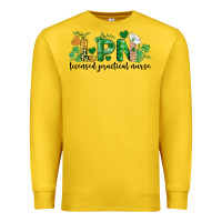 Lemon st. patricks day registered nurse lpn heart Premium Sweatshirt - BarkalooDesign