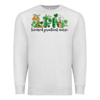 Oatmeal Heather st. patricks day registered nurse lpn heart Premium Sweatshirt - BarkalooDesign