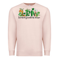 St. Patricks Day Registered Nurse Lpn Heart Premium Sweatshirt | Teevron
