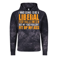 Cloud Black i was going to be a liberal for halloween but my head Vintage Hoodie - longCreatives