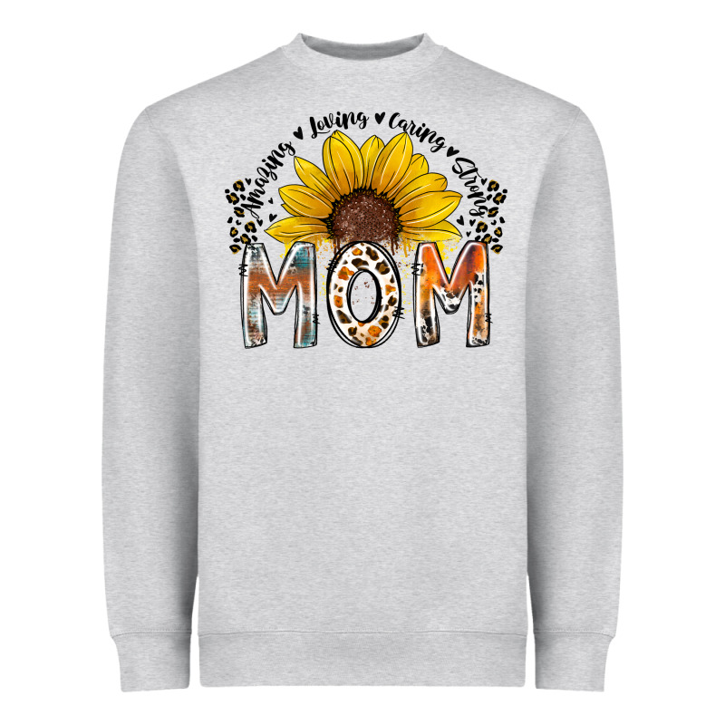 Mom Sunflower Heavyweight Sweatshirt by RacoonDesign | Teevron
