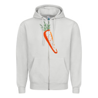 Dove Grey big carrot costume cute easy vegetable halloween gift Zipper Hoodie - longCreatives