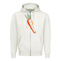 Oatmeal Heather big carrot costume cute easy vegetable halloween gift Zipper Hoodie - longCreatives