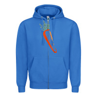 True Royal big carrot costume cute easy vegetable halloween gift Zipper Hoodie - longCreatives