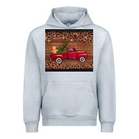 Heather Grey Christmas truck Urban Hoodie - AdoDesignShop