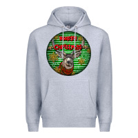 Heather Grey mule buck deer head christmas Premium Hoodie - LillyAllenDesigns