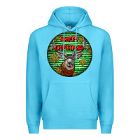 Ocean Blue mule buck deer head christmas Premium Hoodie - LillyAllenDesigns