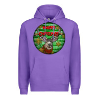 Purple mule buck deer head christmas Premium Hoodie - LillyAllenDesigns