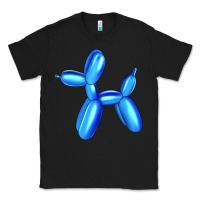 Black Blue Dog Balloon Classic Tee - Artiststas