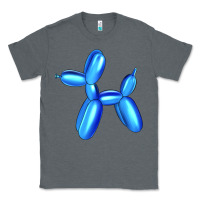 Charcoal Heather Blue Dog Balloon Classic Tee - Artiststas