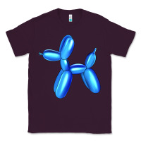 Plum Blue Dog Balloon Classic Tee - Artiststas
