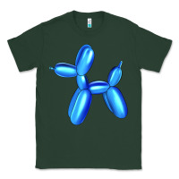 Sports Green Blue Dog Balloon Classic Tee - Artiststas