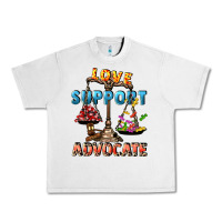 Lunar Rock Love support advocate Urban Heavy Tee - CowGirlArtShop