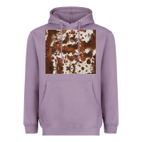 Lavender brown cowhide Heavyweight Hoodie - BarkalooDesign
